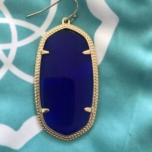 Kendra scott Elle blue drop earrings